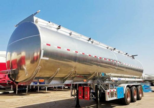 45000 Liters Aluminum Tanker Trailer for Sale