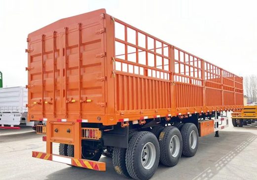 60 Ton Fence Cargo Semi Trailer Truck