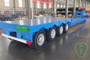 Flatbed Container Truck Semi Trailer